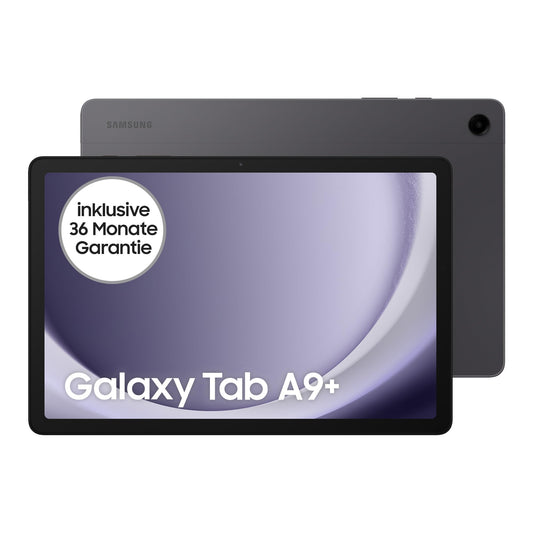 Samsung Galaxy Tab A9+ Wi-Fi Android tablet, 64GB storage, large display, 3D sound, unlocked without contract, graphite color, includes 3-year manufacturer warranty [Exclusive on Amazon]