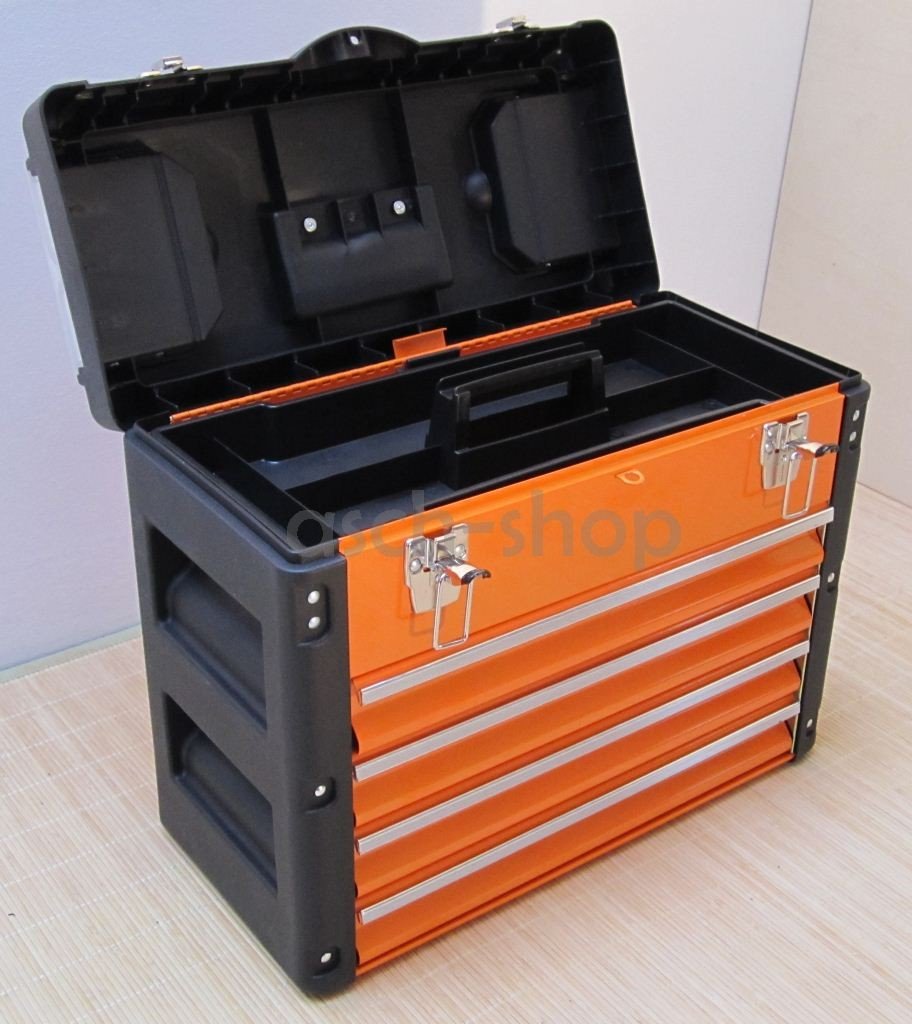 METAL toolbox with 8 functions 3061BB from AS-S