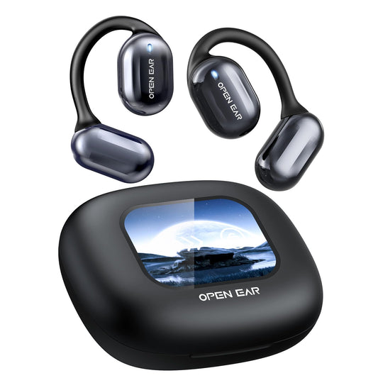 Ki Translator headphones, XP2 translation headphones with real-time translation, 135 languages headphone translator real-time, Touchscreen open ear headphones for iOS and Android, Travel and business.