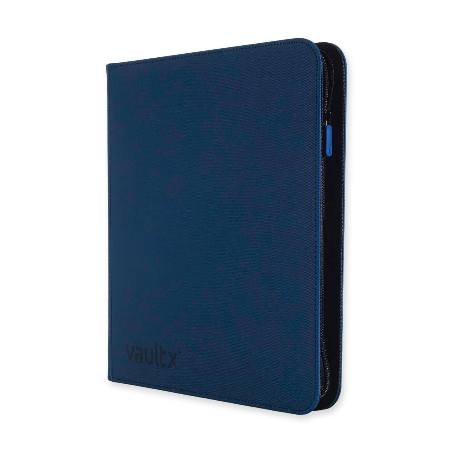 Vault X 12 XL Pocket Trading Card Binder with Zipper, 624 Cards, Premium Exo-Tec Album Material, 26 Side-Loading Pages, Collectible Folder for Trading Card Games, Sports Cards, TCG (Blue)