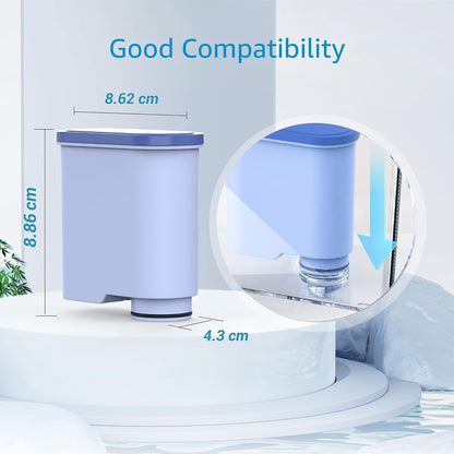 AQUA CREST Replacement Water Filter for Philips® AquaClean® CA6903/10 CA6903/22 CA6903, Filter Cartridge for Saeco® and Philips® Coffee Machines, TÜV SÜD Certified, Reduce PFAS, PFOA/PFOS (10)