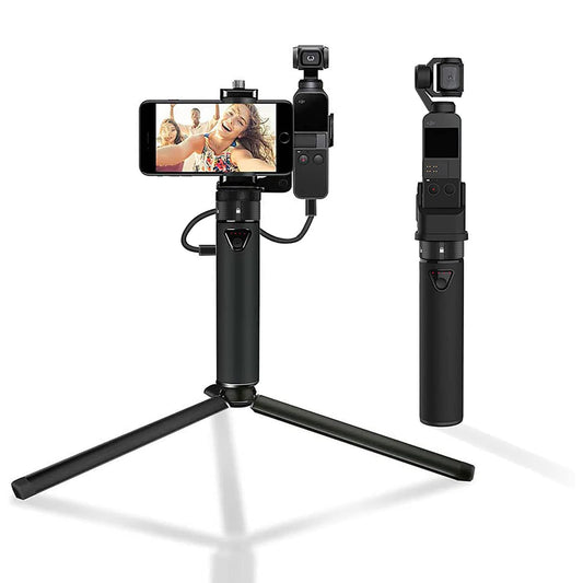 Smatree portable charging station with tripod for DJI OSMO Pocket 2/DJI OSMO Pocket, smartphone holder, accessories for Osmo Pocket and smartphone.