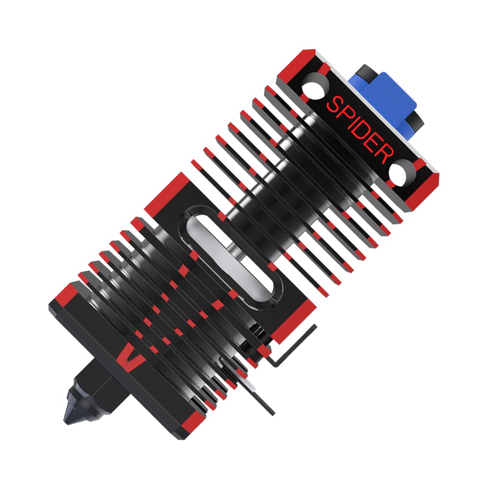 Creality 3D Printer Spider Speedy Ceramic Hotend Set, Fast Heating, High Flow Pressure, 300°C High Temperature Resistance, Compatible with Ender-2/Ender-3/Ender-5/CR Series 3D Printers.