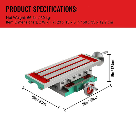Multi-functional cross table milling machine coordinate table spindle drilling machine 450X170mm metal expert cast iron column drilling machine