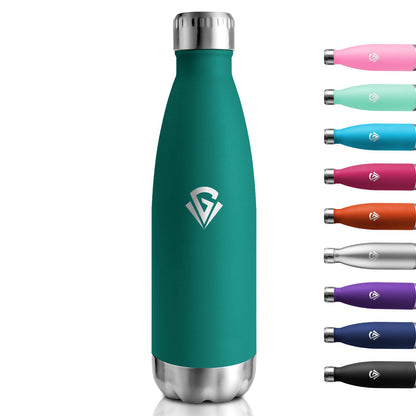 750ml thermos bottle, double-walled thermos flask suitable for carbonation, BPA-free leak-proof water bottle, insulated stainless steel drinking bottle for university, work, travel, sports, outdoor activities, boys, girls