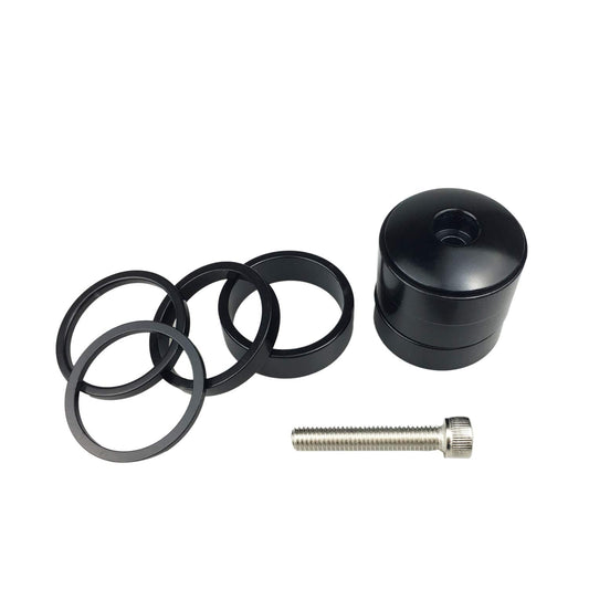 PLAIN Bicycle Ahead Stem Spacer 1/8" Aluminum MTB Road Bike Spacers Headset Spacer with Ahead Cap 2/3/5/10mm (8 Pieces)