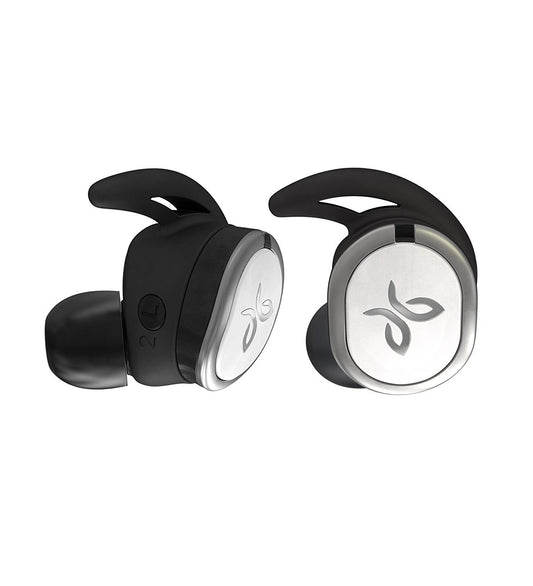 Jaybird Run Wireless In-Ear Headphones, Bluetooth, Sweat-Proof & Waterproof, 12-Hour Battery Life, Sport Fit, for Smartphone/Tablet/iOS/Android - Drift, Black/White