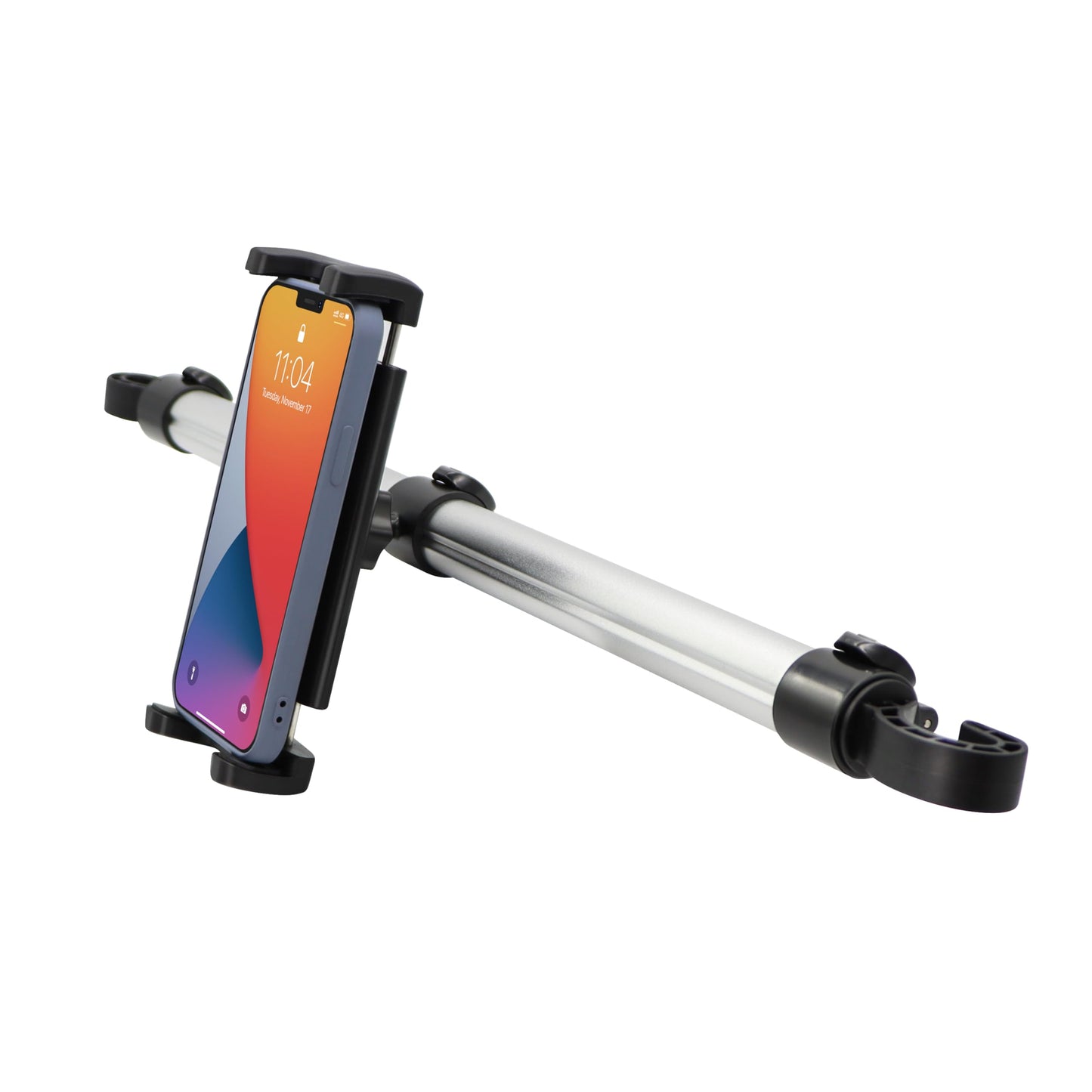 Girafus Tablet Holder for Car Headrest Middle 4-13 Inch Tablet Car Mount Backseat Tablet Holder between Headrests Rear fits iPad, iPad Pro, Switch, Galaxy. Tablet Holder Car Back Seat H3.