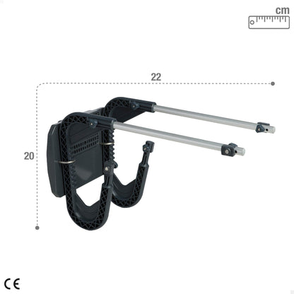 Intex 68624EP Motor Mount Kit, outboard motor mount, for up to 3.0 HP motors, metal