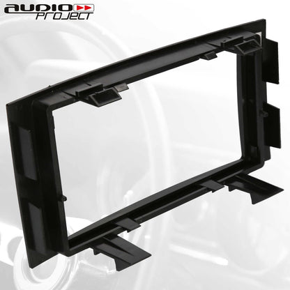 Audioproject A254 - Car radio panel double DIN compatible with VW Volkswagen Touareg 7L 2003-2010 VW T5 Multivan Caravelle Transporter Mounting slot Installation frame