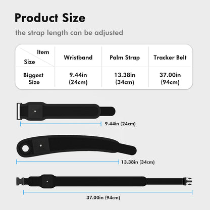AMVR Tracker Belt + 2 arm strap + 2 palm strap Full Body Tracking for HTC Vive Trackers 3.0/2.0 VR Bundle, Vive Tracker Accessories (5-piece set)