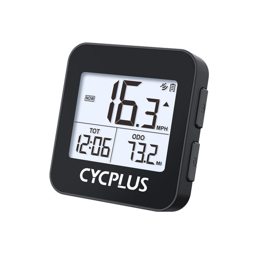 CYCPLUS GPS Bike Computer Wireless Bicycle Speedometer Bike Computer IPX6 Waterproof Odometer GPS Speedometer Cycling G1 (New Upgraded)