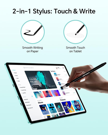 TECLAST P50 90Hz 11-inch Android Tablet, 20GB RAM+128GB ROM (expandable up to 5TB), 4G LTE Dual SIM+5G WiFi, 2GHz Octa-Core CPU, Widevine L1/7000mAh/GPS/8MP/GMS/3.5MM Jack, Tablet with Stylus + Case [2025]