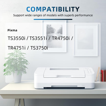 PG-575XL Black, PG-575 Black Compatible Ink Cartridges for Canon 575 printers. Compatible with Canon PIXMA TS3550i, TR4750i, TR4751i, TS3551i, TS3750i (1-pack).
