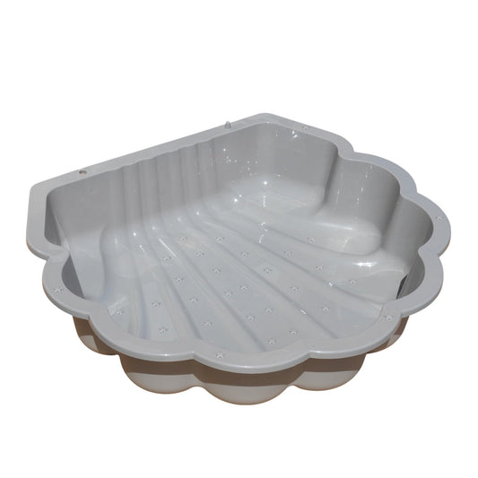 TikTakToo sandbox with water shelf I sandbox without cover (1 piece) (light gray)