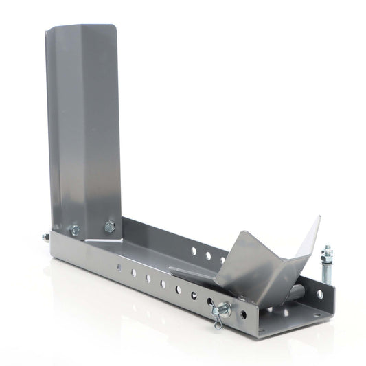 XPOtool motorcycle stand for 8-24" up to 450 kg, 145 mm tire width, steel motorcycle wheel chock for front wheel, front wheel clamp as assembly stand.