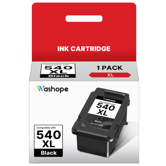 PG 540XL Black printer cartridges replacement Compatible with Canon 540XL PG540 PG-540 XL Black Cartridges for Canon Pixma TS5150 TS5151 MG3550 MG3600 MG3650 MG3650s MG4200 MG4250 MX475 MX530 (1 Black)