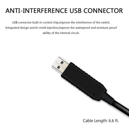 USB foot pedal, optical switch control, USB, THREE foot switches for PC, computer, keyboard, mouse, gaming, foot pedal for page turner DAW Fortnite League of Legends transcription (style1)