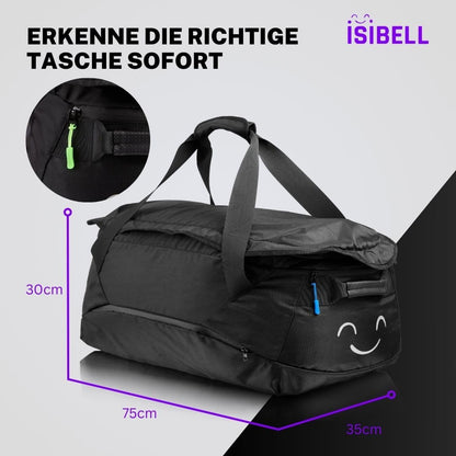 ISIBELL® Roof Box 4-piece bag set with step for easy loading and unloading, identification marker/duffel bag/roof box bags/roof box bag
