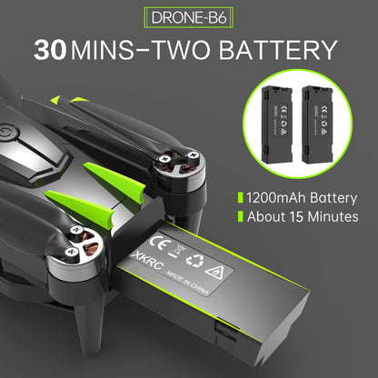 Drone with 4K camera for kids and adults, featuring brushless motor, foldable quadcopter with WiFi transmission, 35 mins long flight time. Beginner drone toy gifts for boys and girls.