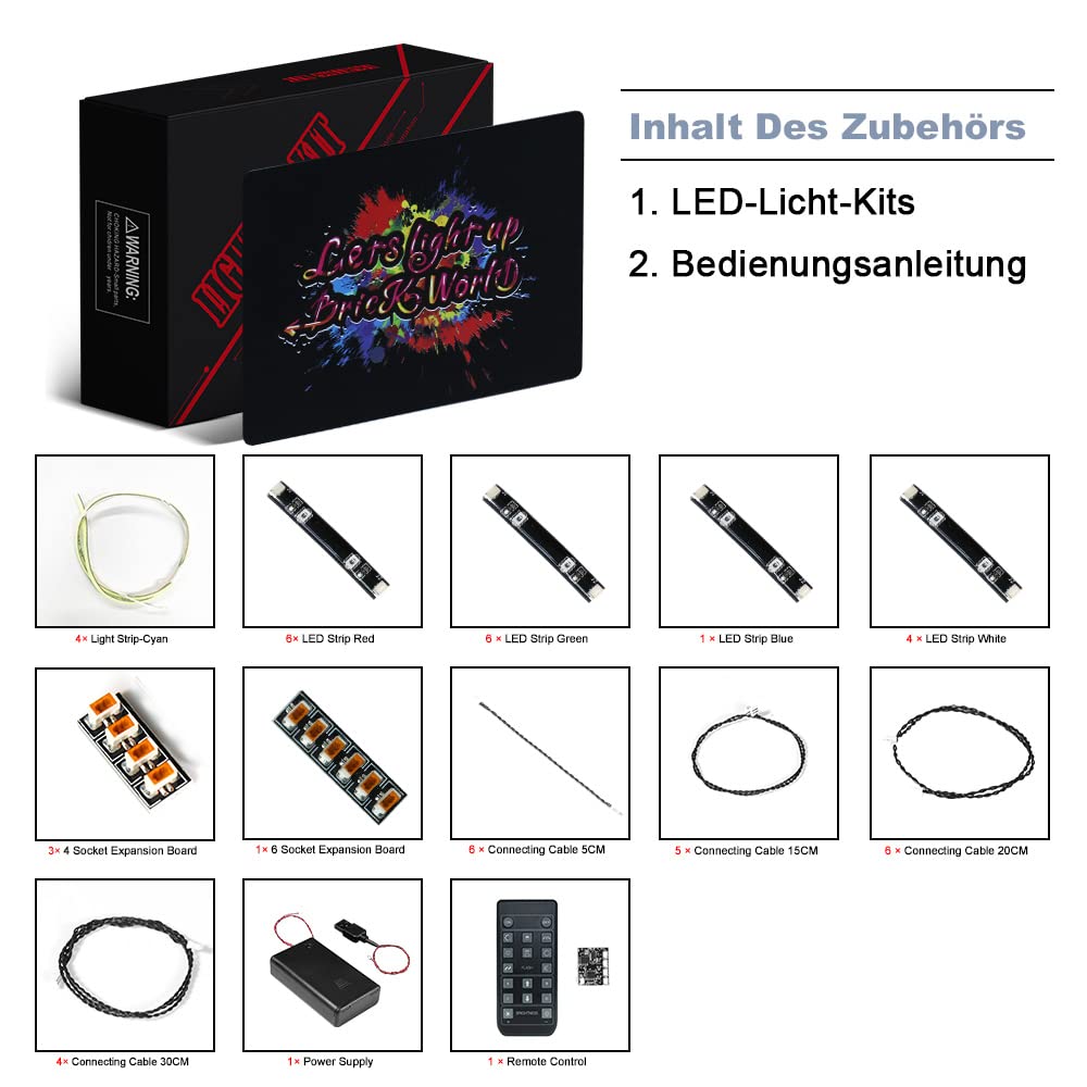 Remote Control Light Kit Compatible with Lego Technic Peugeot 9X8 24H Le Mans Hybrid Hypercar 42156 Race Car Set (No Model), LED Lighting Set for Le Mans Hybrid Hypercar