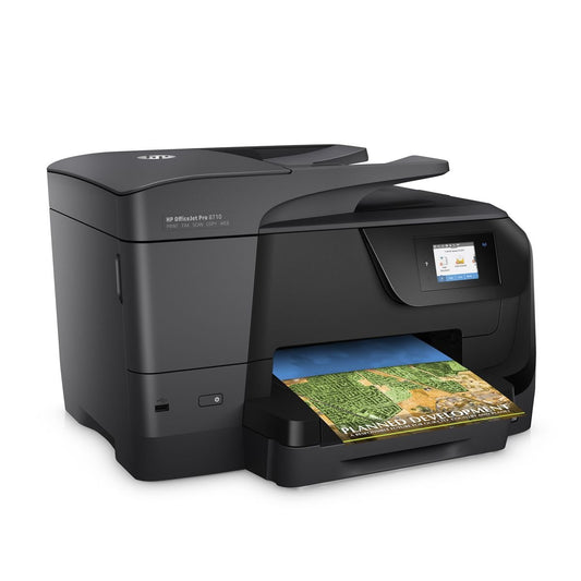 HP OfficeJet Pro 8710 All-in-One Printer (Instant Ink, Printer, Scanner, Copier, Fax, WiFi, LAN, Duplex, Airprint)
