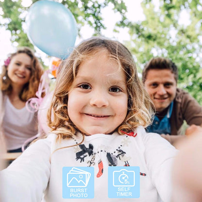 ITSHINY Kids Camera - Digital Camera with 3.5-inch Large Screen, 1080P HD 12MP, 32GB SD Card, USB Rechargeable, Selfie, for 3-10 Years, Blue