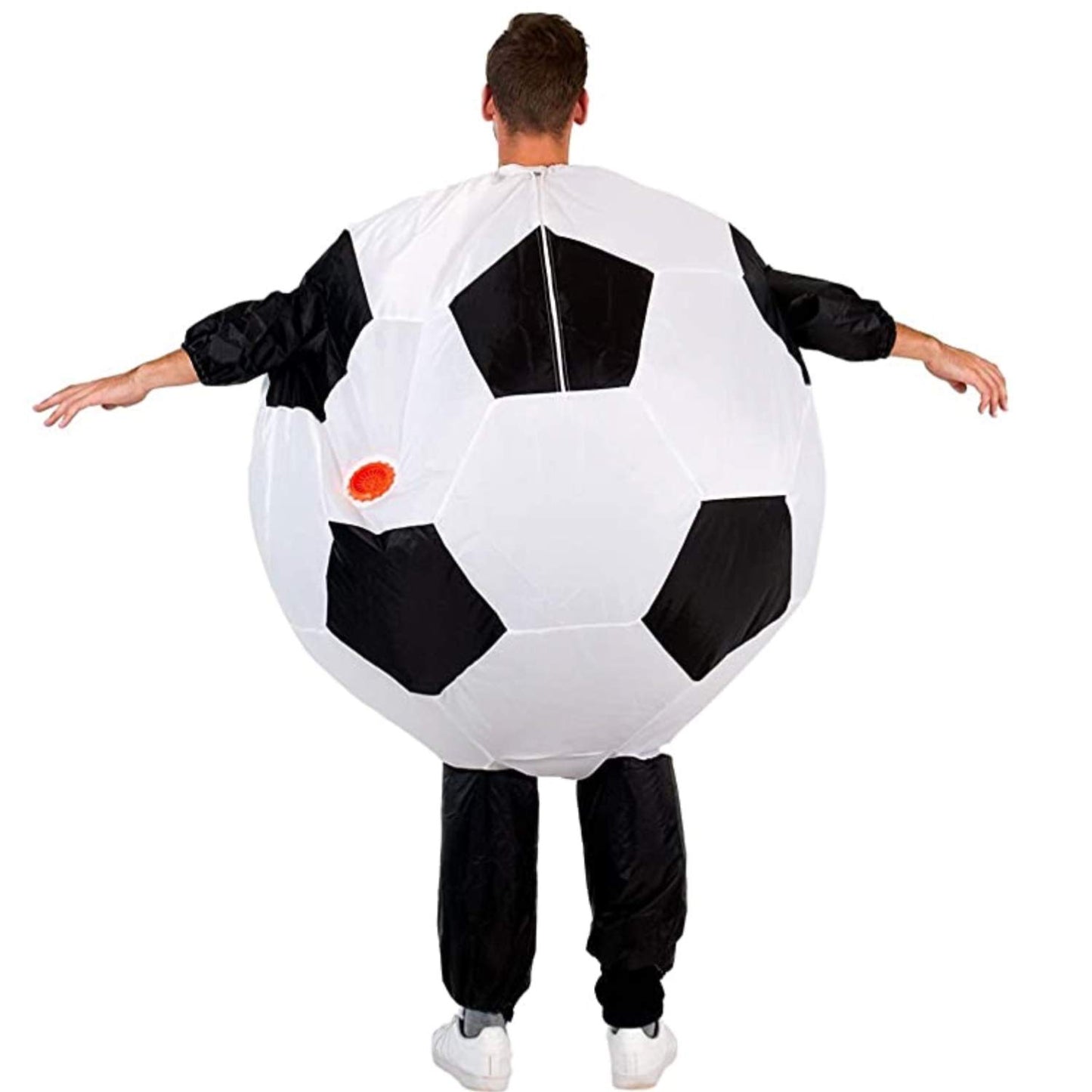 AirSuit® Inflatable Costume Football Soccer | Unique Inflatable Costume | Premium Quality | Size 160 to 190cm | Polyester | Comfortable to Wear | Durable | With Inflation System | OriginalCup®
