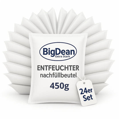 24x 450g dehumidifier granules in bulk. 24 pack dehumidifier refill set.