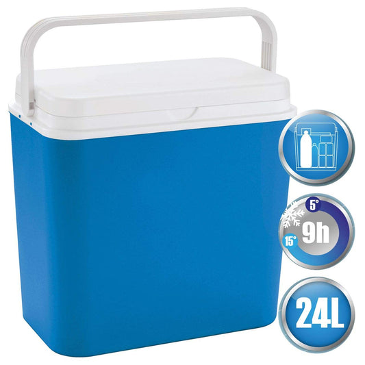 LINDER LEX Cooling Box Thermo Box Insulated Box Picnic Camping 24 Liters Keeps items cold for up to 9 hours.