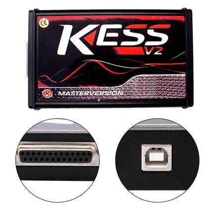 ECU Diagnostics Scanner Tool ECU Programmer Tool KESS V2 V5.017 ECU for OBD2 Prog for Rammi Tool Unlimited Token Auto Diagnostic Tool