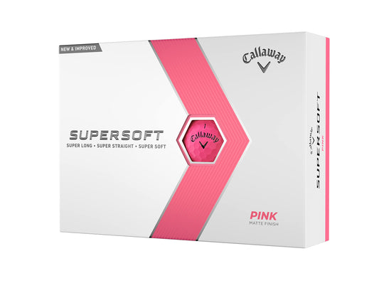 Callaway Supersoft Golf Balls, 12-Pack, Pink