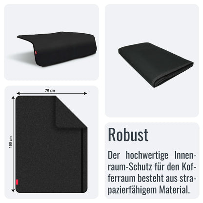 Achilles bumper protector for the trunk - Car trunk protective mat for dogs - Scratch-resistant and waterproof - Dog trunk protection for cars - Trunk protection for dogs - Universal size 100x70 cm