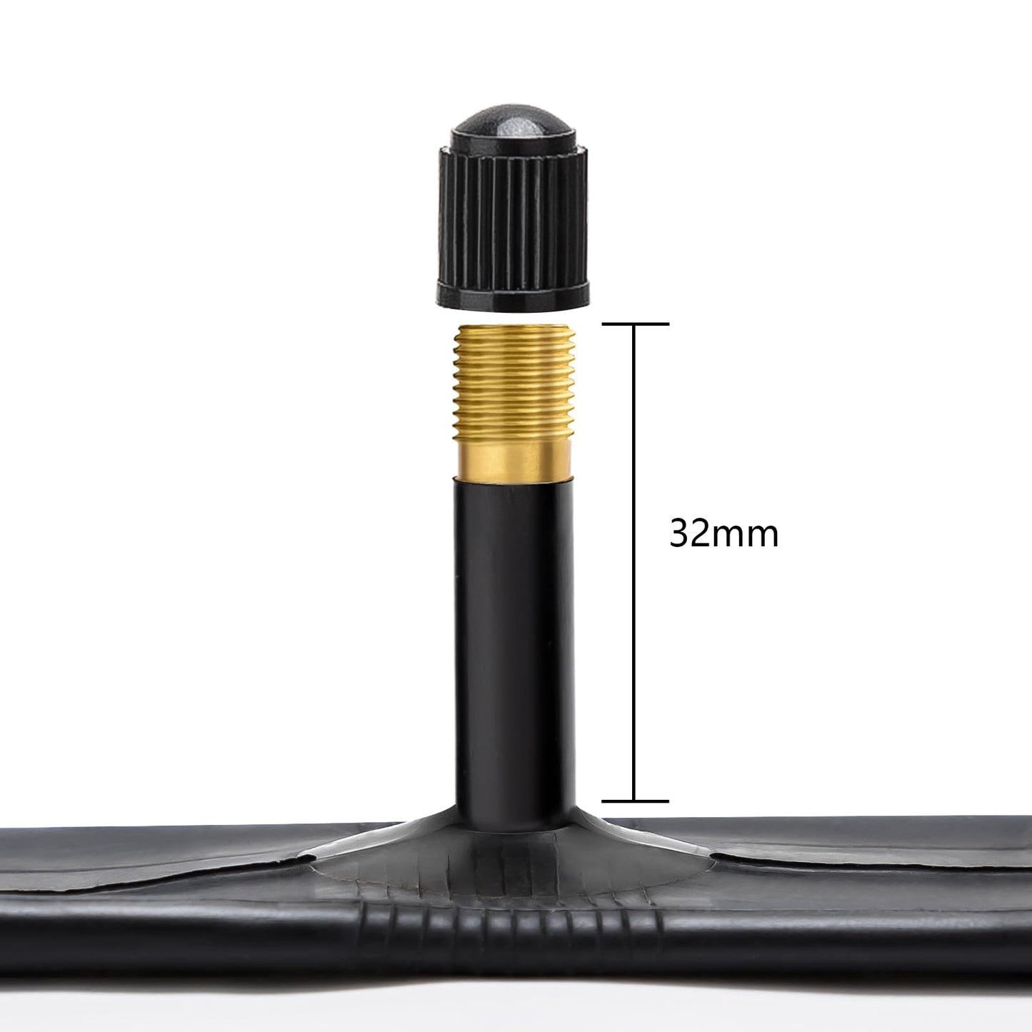 YunSCM 2PCS 45/57-305 Thickened 16 inch Tube 16x1.75 16x1.95 16x2.10 16X2.125 16X2.25 AV32mm Valve Compatible with Road Bikes, Mountain Bikes, Electric Bikes 16 inch Bike Tube 16x1.75/1.95/2.10/2.25