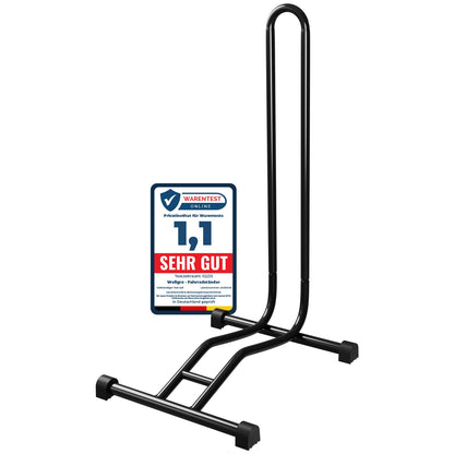 WELLGRO Bike Stand - Steel, secure hold - Color black