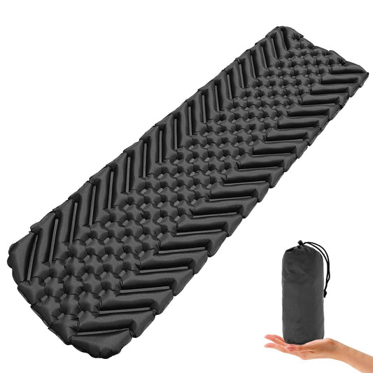 Camping Outdoor Ultralight Camping Mat Inflatable, Waterproof Foldable Air Mattress, Small Packed Camping Mat Sleeping Pads for Camping Hiking Sports Travel Backpacking