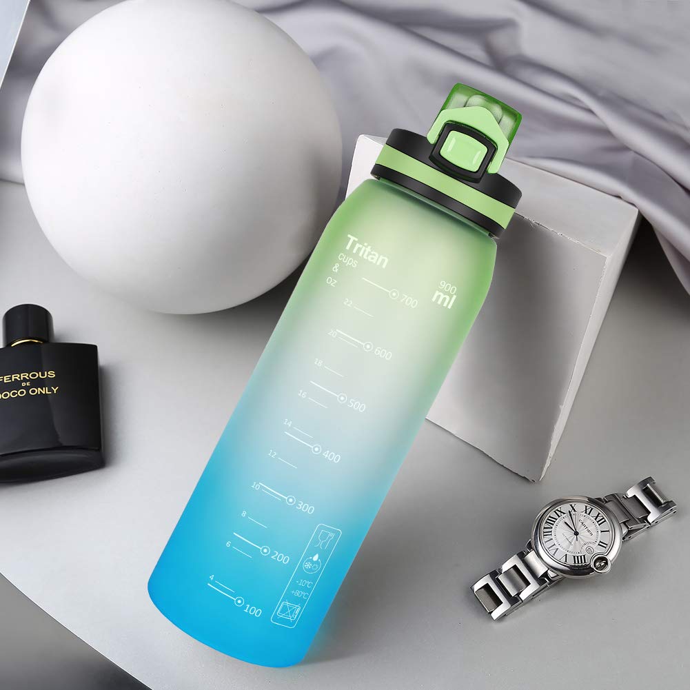 Opard Sports Water Bottle 900ml - Tritan BPA-Free Water Bottle, Leakproof Sports Bottle for Kids, Sports, Fitness, Cycling, Soccer, Outdoor