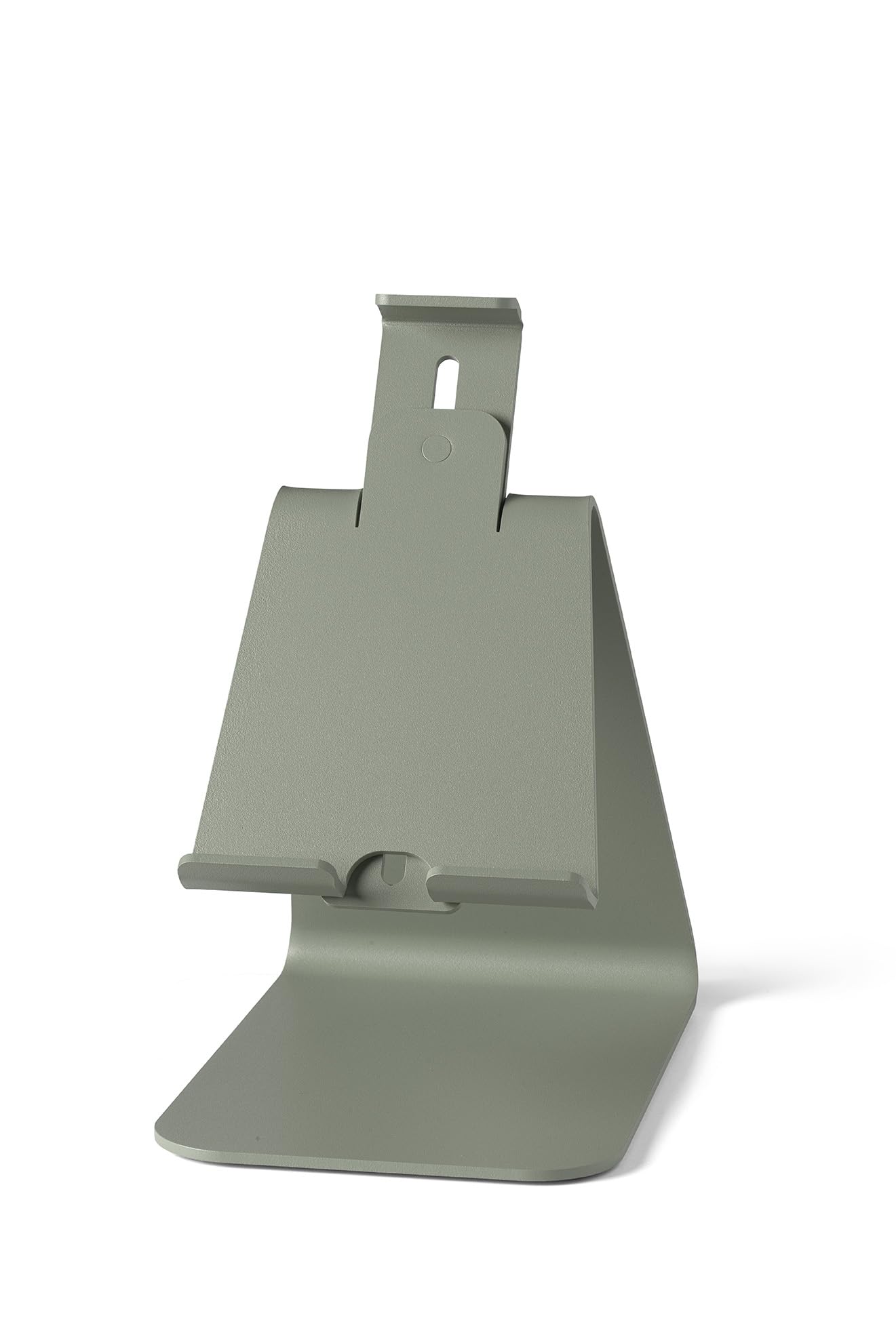 Tabdoq solid tablet stand compatible with all tablets and iPads from 8 to 13 inches, green.