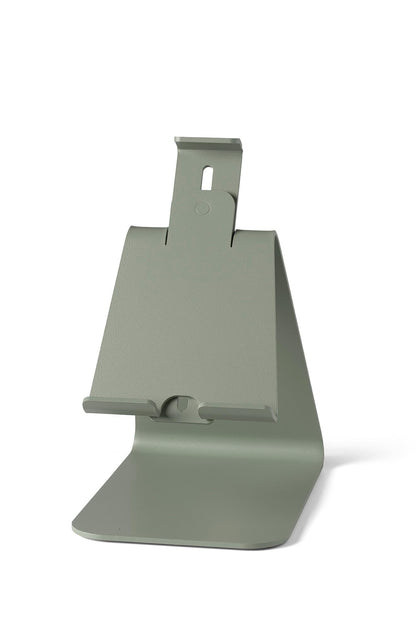 Tabdoq solid tablet stand compatible with all tablets and iPads from 8 to 13 inches, green.