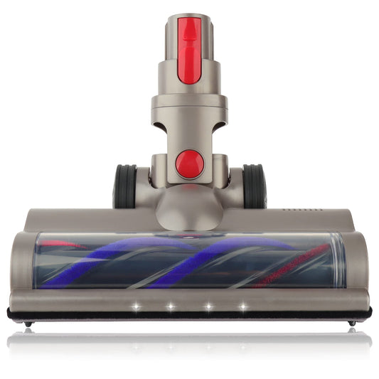 AINUO Motorhead turbine brush cleaning head is compatible with Dyson V7 V8 V10 V11 V15 vacuum cleaners for cleaning carpets, floors, and tiles.