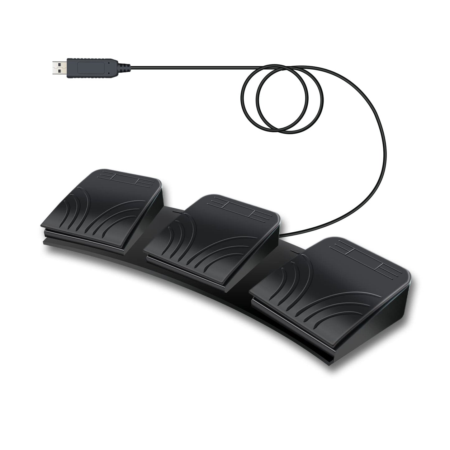 USB foot pedal, optical switch control, USB, THREE foot switches for PC, computer, keyboard, mouse, gaming, foot pedal for page turner DAW Fortnite League of Legends transcription (style1)