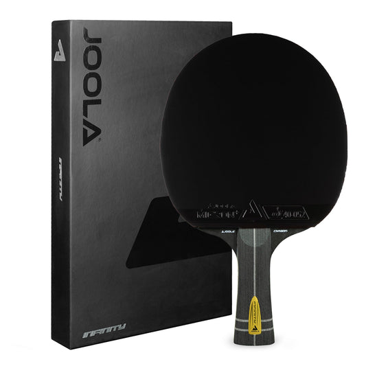 JOOLA Pro Table Tennis Racket Infinity Carbon, ITTF approved competition racket, 29.5 x 18 x 3.5 cm, Black