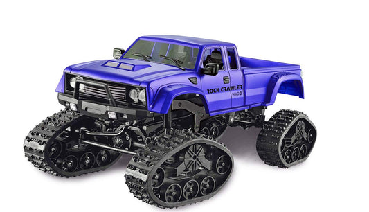 Amewi Pickup Truck Brushed 1:16 RC model car Electric Crawler Four-wheel drive (4WD) RtR 2.4GHz, Blue