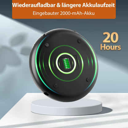 Hernido Portable CD Player for Car, compact CD player with FM transmitter, USB rechargeable Discman with headphones, shockproof/resume playback Walkman CD player