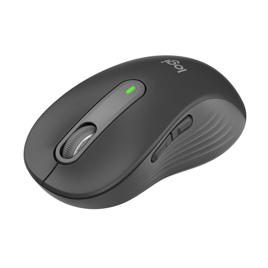 Logitech Signature M650 L Wireless Mouse - designed for large hands, quiet clicks, customizable side buttons, Bluetooth, multi-device compatibility - Graphite