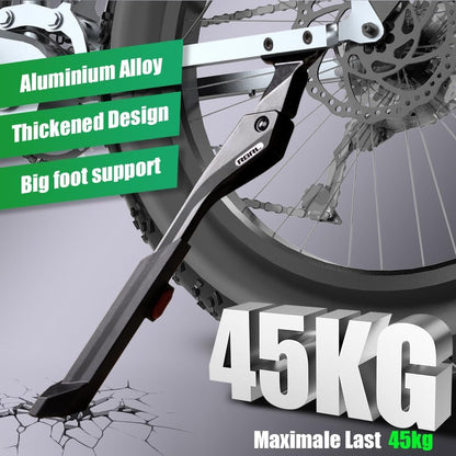 RBRL bike stand with 40 mm hole spacing, Adjustable bike stand made of aluminum alloy, Durable and non-slip, suitable for 24-29 inch MTB, Ebike, Extra stable up to 45 kg load.