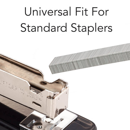 Swingline staples, 10 count, standard staples for desktop staplers, 6.35mm length, 210 staples per strip, 5000 staples per box (35111)