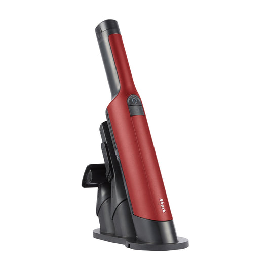 Shark WandVac 2.0 cordless mini handheld vacuum, small and lightweight, powerful battery-operated vacuum with boost mode, pet and dust/crevice tools, charging dock, Coral Red, WV270EUSB