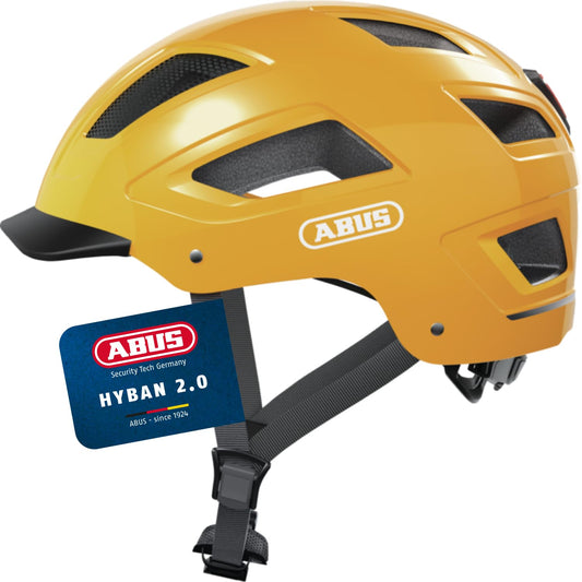 ABUS HYBAN 2.0 bike helmet, Yellow (icon Yellow), L