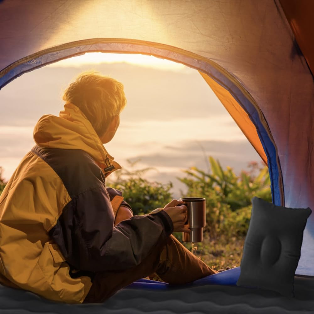 Inflatable car mattress, Rücksitz air mattress, sleep bed for camping, hiking, travel.